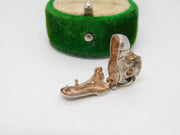 Sterling Silver Wedding in the Shoe Charm Pendant Vintage c1970
