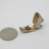 Sterling Silver Bird in the Camera Opening Charm Pendant Vintage c1970