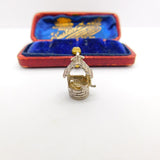 Sterling Silver Wishing Well Charm Pendant Vintage c1970