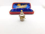 Sterling Silver Wishing Well Charm Pendant Vintage c1970