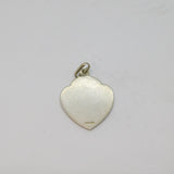 Sterling Silver Scenic St Christopher Travel Charm Pendant Vintage c1970