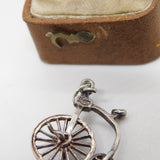 Sterling Silver Pennyfarthing Bicycle by Nuvo Charm Pendant Vintage c1970