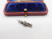 Sterling Silver Manneken Piss Statue Charm Pendant Vintage c1970
