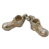 Sterling Silver Little Boots Charm Pendant Vintage c1970s