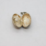 Sterling Silver Opening Rubgy Ball With Scrum Charm Pendant Vintage c1970s