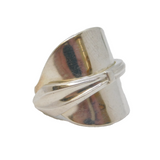 Sterling Silver Handmade Spoon Ring Antique 1938 Birmingham