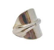 Sterling Silver Handmade Spoon Ring Antique 1938 Birmingham