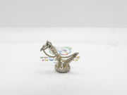 Sterling Silver 'Hookah' Shisha Pipe Charm Vintage c1970