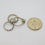 Sterling Silver Wedding, Engagement & Eternity Rings Charm Vintage c1970s