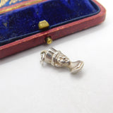 Sterling Silver Egyptian Pharaoh Charm Pendant Vintage c1970