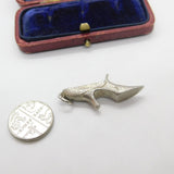 Sterling Silver Ladies Stiletto Charm Pendant Vintage c1970