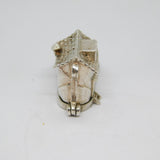 Sterling Silver "Old Woman That Lived In A Shoe" Charm Pendant Vintage c1970
