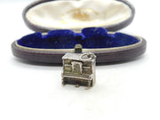 Sterling Silver Stand Up Piano Charm Pendant Vintage c1970