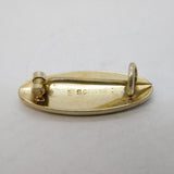 Aksel Holmsen Norwegian Small Sterling Silver Polar Scene Brooch Vintage