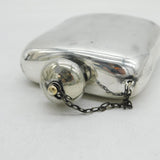 19th Century Silver Plated Hip Flask Antique c1880s Thomas Wilkinson & Sons