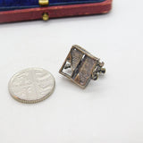 Sterling Silver Mr Piano Man Charm Pendant Vintage c1970