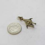 Sterling Silver Looney Tunes Duck Charm Pendant Vintage c1970s