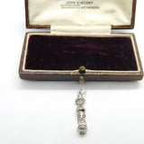 Sterling Silver Unusual Figures Charm Pendant Vintage c1970