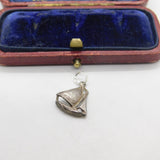 Sterling Silver Yacht Sailing Boat Charm Pendant Vintage c1970