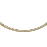 Sterling Silver Woven Pattern Link Bracelet Vintage c1970s