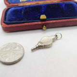 Sterling Silver Fire Bellows Charm Pendant Vintage c1970