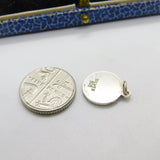 Sterling Silver St Christopher Patron of Travel Charm Pendant Vintage c1970