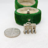 Sterling Silver Marble Arch Charm Pendant Vintage c1970