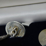 Braybrook & Britten Sterling Silver Pair of Millenium Cufflinks Vintage Sheffiel