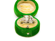 Sterling Silver Hops Vine Design Ring Vintage c1970 Size L