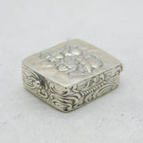 Sterling Silver Reynold's Angels Pill Box Vintage c1990s Birmingham
