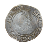 Elizabeth I Hammered Silver Shilling Coin Antique 1560-61 'Cross Crosslet'