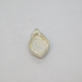 Sterling Silver Synthetic Opal Ellipse Charm Pendant Modern c1990s