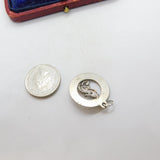 Sterling Silver Nassau Souvenir Charm Pendant Vintage c1970