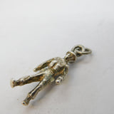 Sterling Silver WWII Military Soldier Charm Pendant Vintage c1970s