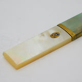 19th Century French Palais Royal Mother of Pearl & Gilt Sewing Etui Antique