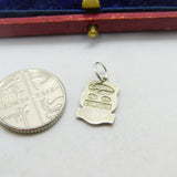 Sterling Silver and Enamel Norfolk Broads Shield Charm Pendant Vintage c1970