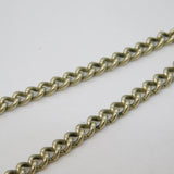 20th Century 'Albo Silver' Albert Watch Chain & Fob Antique c1920s Art Deco