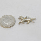 Sterling Silver Trotting Horse Charm Pendant Vintage c1970