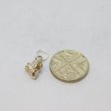 Sterling Silver Ram's Head Charm Pendant Vintage c1970