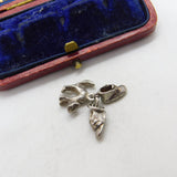 Sterling Silver Puss & Boots Charm Pendant Vintage c1970
