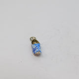 Sterling Silver Blue Enamel Dutch Windmill Design Clog Charm Vintage c1970