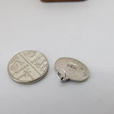 Sterling Silver Enamel Swallow Falls Charm Pendant Vintage c1970