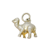 Sterling Silver Camel Charm Pendant Vintage c1970