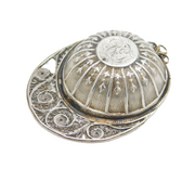 George III Sterling Silver Jockey Cap Tea Caddy Spoon Antique 1798 Birmingham