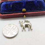 Sterling Silver Desert Camel Charm Pendant Vintage c1970