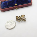 Sterling Silver Traditional Motor Car Charm Pendant Vintage c1970