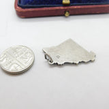 Sterling Silver State of Missouri USA Charm Pendant Vintage c1970