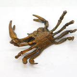 20th Century Cast Bronze Crab Figurine Sculpture Vintage c1970s