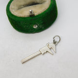 Sterling Silver Mechanics Wrench Charm Pendant Vintage c1970