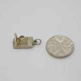 Sterling Silver Camera Charm Pendant Vintage c1970